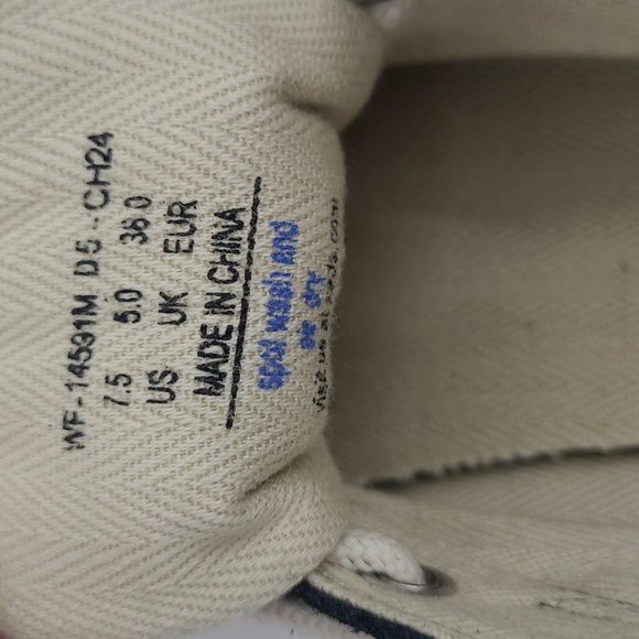 NWOT Navy Suede/Canvas Combo Keds Sneakers Women's Size 7.5 - Picture 9 of 9